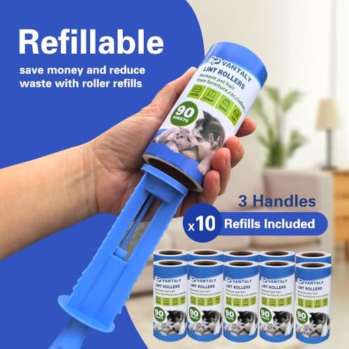 Extra Sticky Lint Roller Mega Value Set 900 Sheets