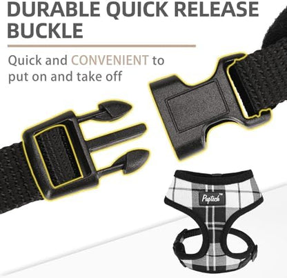 PUPTECK Small Dog Harness and Leash Set No Pull
