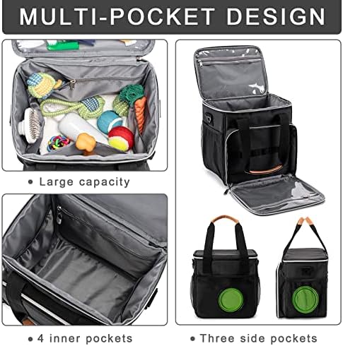 Pet Grooming Bag, Dog Grooming Supplies Organizer Tote Bag