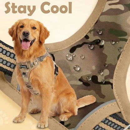 Funfox Dog Harness No Pull, Adjustable Pet Vest Harness, Super Soft Material