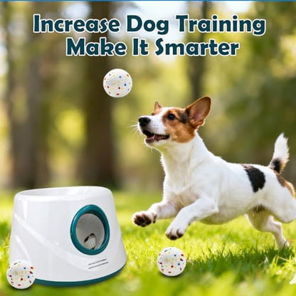 MEKAPLE Automatic Dog Ball Launcher, Upgraded Interactive Dogs Balls Thrower