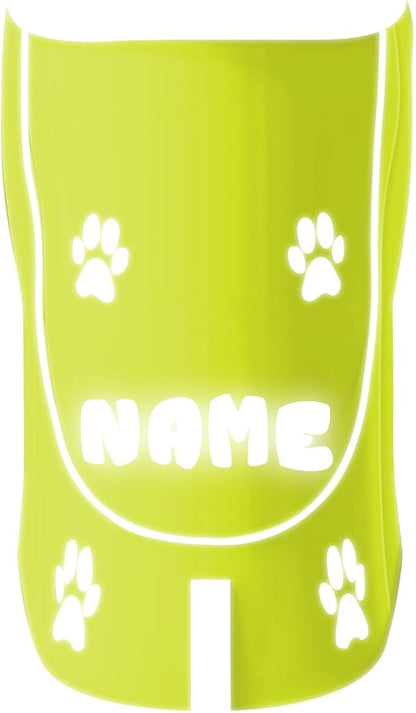 Custom Reflective Dog Vest High Visibility Reflective Jacket for Dogs Hunting Safety Gear with Elastic Strap & Clasp, Comfortable, Perfect for Day and Night Walks!