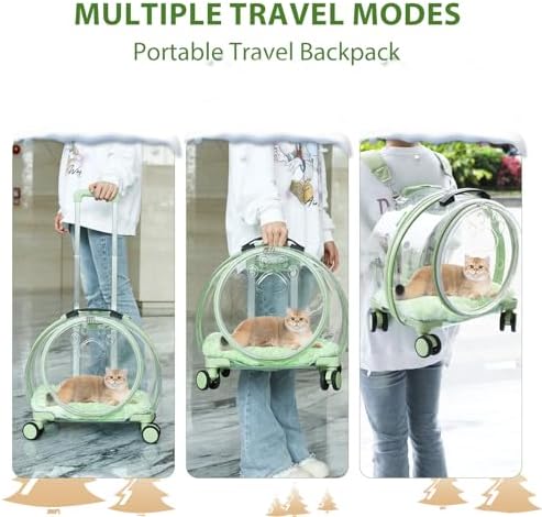 Transparent & Fully Breathable Hard cat Carrier