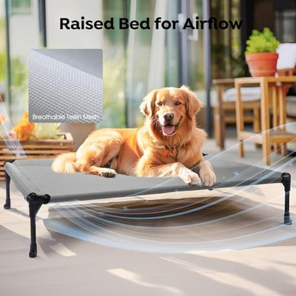 Veehoo 2 Pack Outdoor Elevated Dog Bed