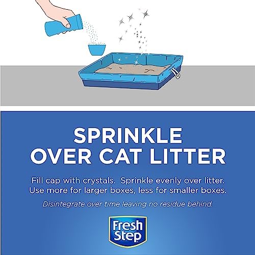 Fresh Step Cat Litter Crystals Deodorizer, Fresh Scent, 15 Oz