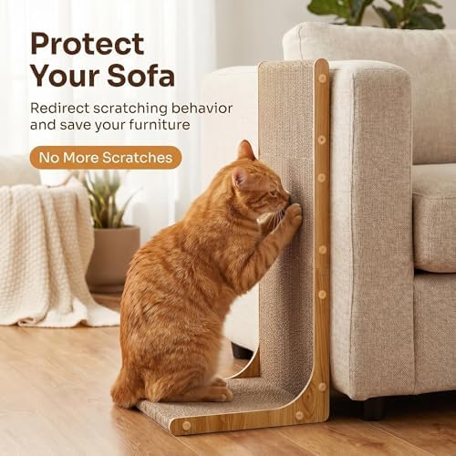 SMARTBEAN 3-Pack Cardboard Cat Scratcher