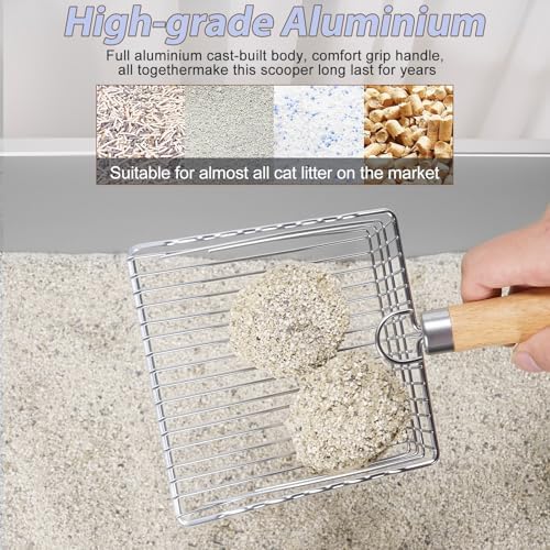Metal Sifting Cat Litter Scoop