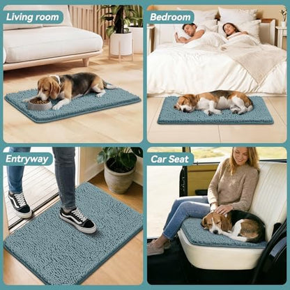 Bcoimo Super Absorbent Dog Door Mat