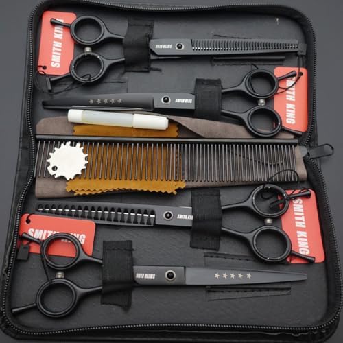 7.0 inches Professional Dog Grooming Scissors Set Straight & thinning & Curved