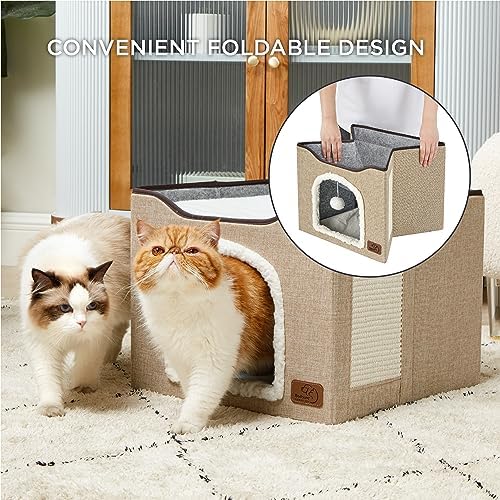 Bedsure Cat House Bed for Indoor Cats