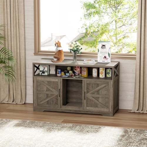 Halitaa Cat Litter Box Enclosure