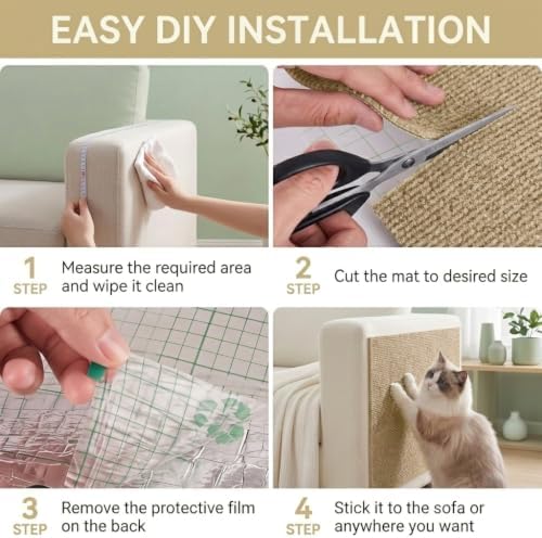 Self Adhesive Cat Scratching Mat