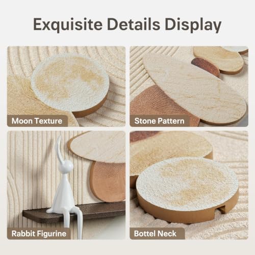 3D Textured Abstract Modern Round Wall Art Decor