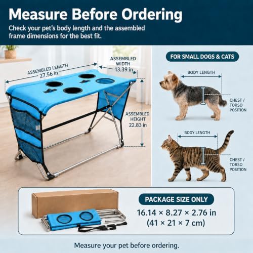 Pet Grooming Hammock with Stand