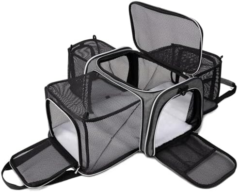 BAGLHER Cat Carrier Bag, Airline Approved Pet Carrier Soft Side Pet Travel 5