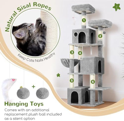 Globlazer F71 Cat Tree Tall, 71in Cat Tower
