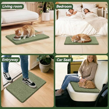 Bcoimo Super Absorbent Cat Door Mat