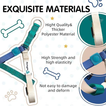 Tri-Color Adjustable Step-in No-Pull Harness