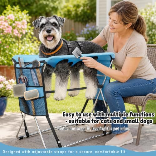 Dog Grooming Hammock with Stand