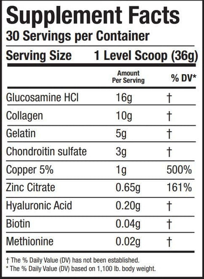 SynoStride All Natural, All-in-one, Joint and Hoof Health Supplement for Horses, Powder with Glucosamine, Chondroitin, Hyaluronic Acid, Biotin, Methionine, Trace Minerals, Made in USA (1080 Grams)