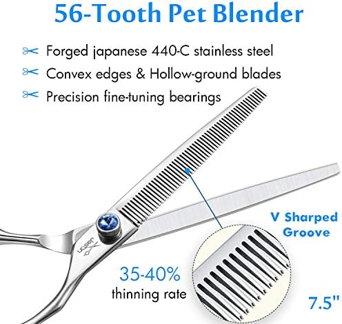 JASON Dogs Grooming Thinning Scissors