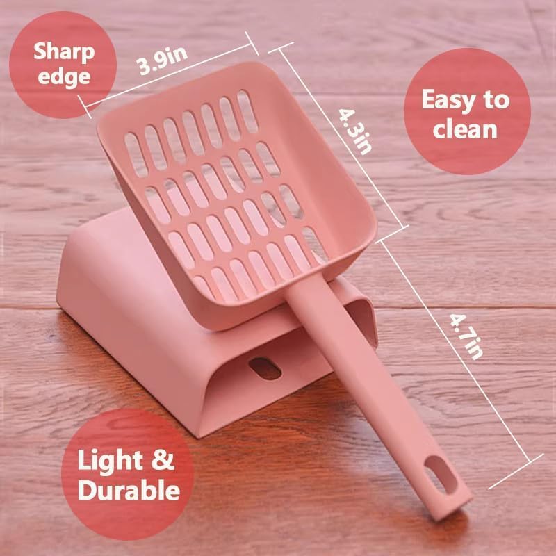 Cat Litter Scoop with Holder，Cat Scooper