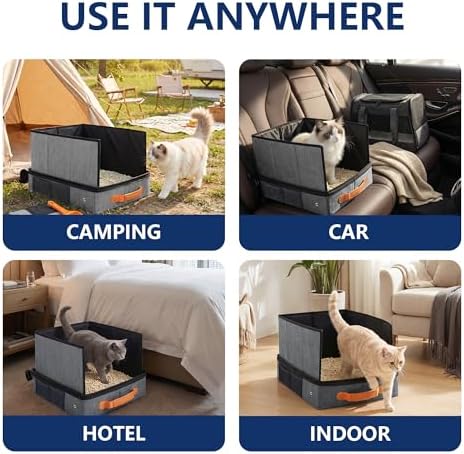 MORAIS Portable Travel Litter Box