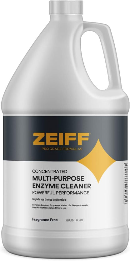 Pro-Grade Multi-Purpose Probiotic Enzyme Cleaner - Powerful Cleaning & Odor Eliminating Formula For Professional & Home Surfaces - 1 Gallon - Fragrance Free