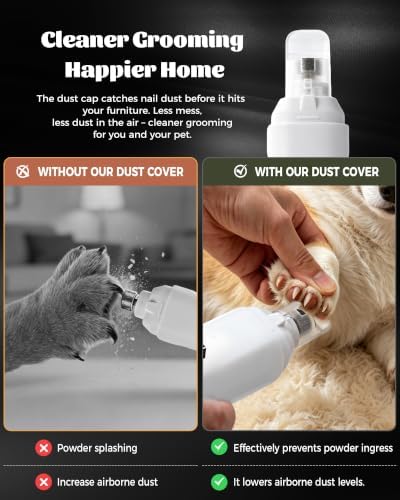 2026 Upgraded Silent Dog Nail Grinder 5 Speeds