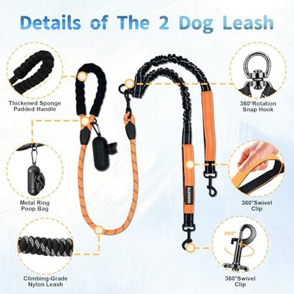 Double Dogs Leash