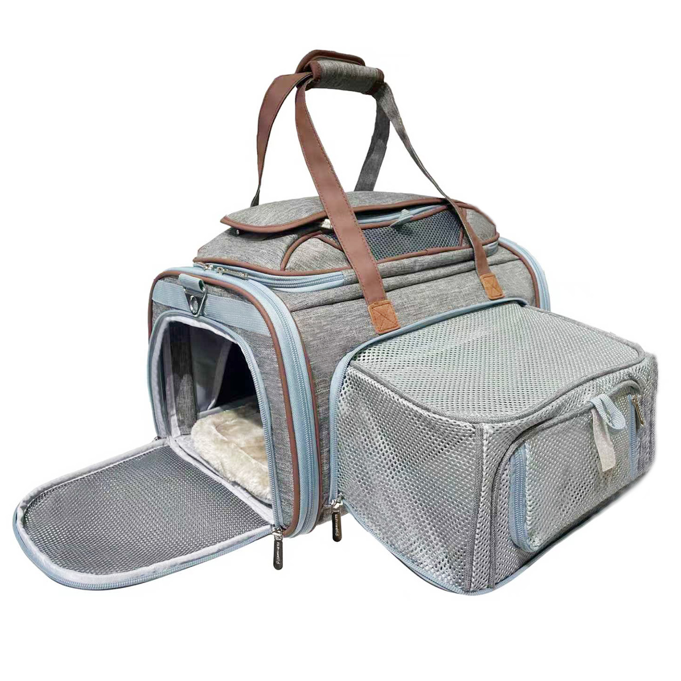 Mr. Peanut's Gold Series Standard Size Airline Compliant Expandable Pet Carrier V3.0