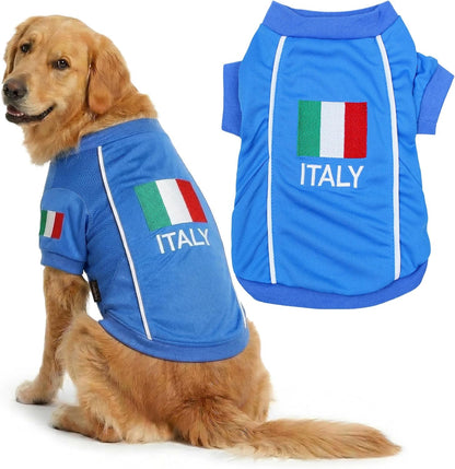 Parisian Pet Soccer Jersey for Dogs – Breathable Mesh Team Jersey, XS–5XL
