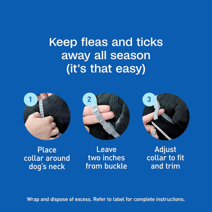 Adams Plus Flea & Tick Collar for Dogs & Puppies One Size Fits All 4-Count