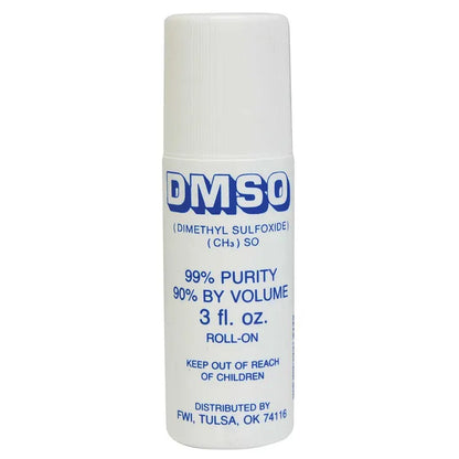 DMSO Roll On Dimethyl Sulfoxide 3 oz 99% Solvent Roll-On Applicator