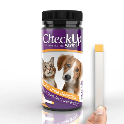 Coastline Global CheckUp Blood in The Urine Urine Testing Strips for Cats and Dogs 50CT