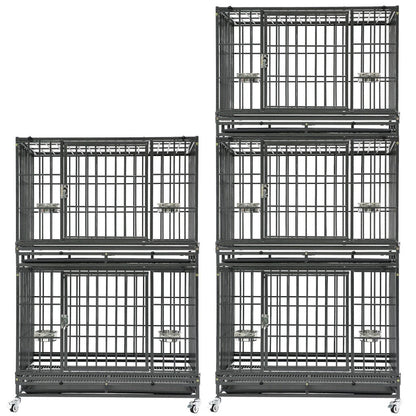 37" Stackable Heavy Duty Dog Crate 371D03
