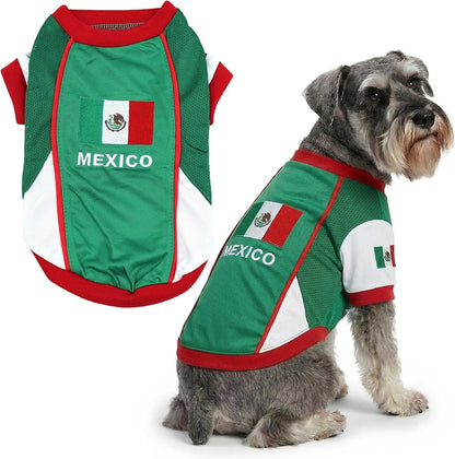 Parisian Pet Soccer Jersey for Dogs – Breathable Mesh Team Jersey, XS–5XL