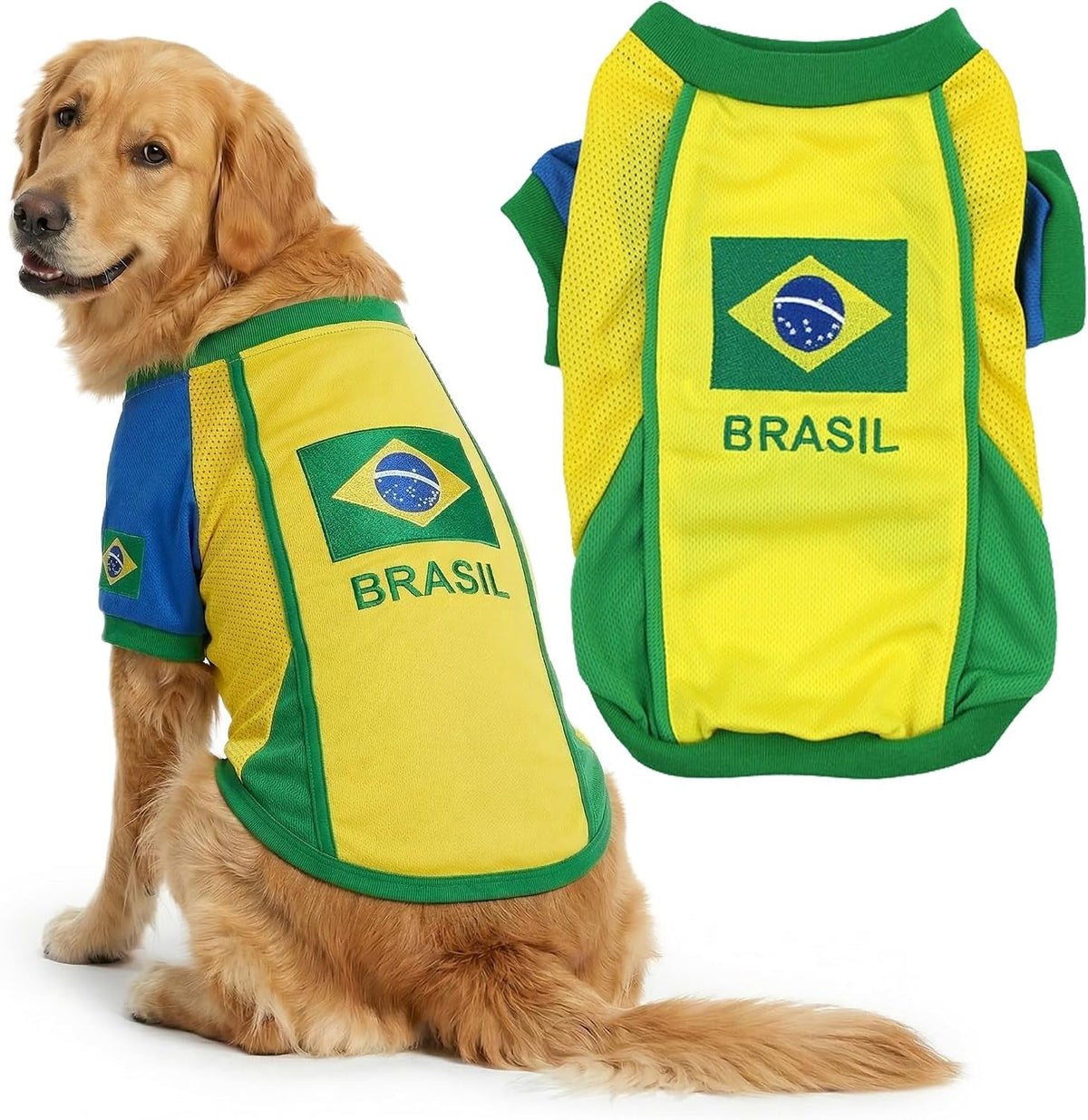 Parisian Pet Soccer Jersey for Dogs – Breathable Mesh Team Jersey, XS–5XL