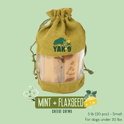 Flaxseed & Mint Cheese Chews for Dogs