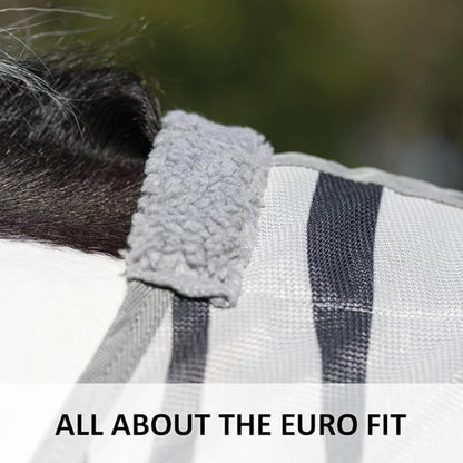 Schneiders Soft Interlock Mesh II Zebra Horse Fly Sheets | Striking Zebra Pattern for Fly Deterrence & Superior UV Protection