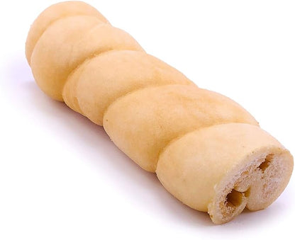 ValueBull Beef Cheek Rolls, Long Lasting Dog Chews, Jumbo 5-6 Inch, 50 Count Bulk Pack - Long Lasting Dog Chews, Rich in Collagen, Single Ingredient, Cleans Teeth