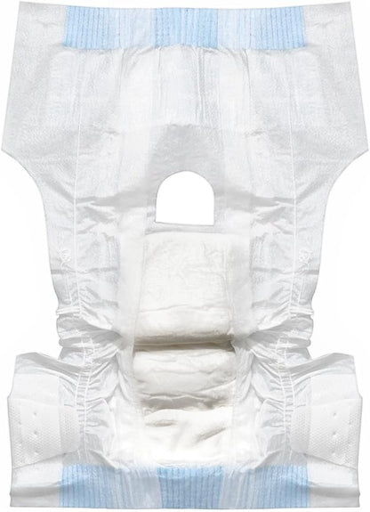 Paw Inspired Disposable Dog Diapers, Female Dog Diapers Ultra Protection, Diapers for Dogs in Heat, Excitable Urination, or Incontinence, XXS 32 Count