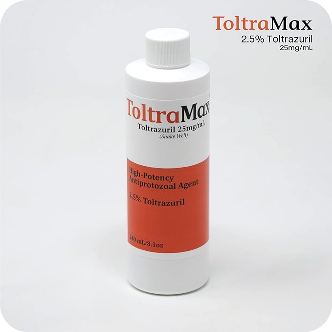 Toltrazuril 2.5% for Horses, Dogs, Cats, 120mL/4 Ounce, for Non-Food Chain Animals
