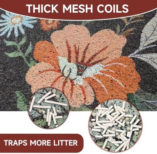 Cat Litter Mat, Traps 100% Litter