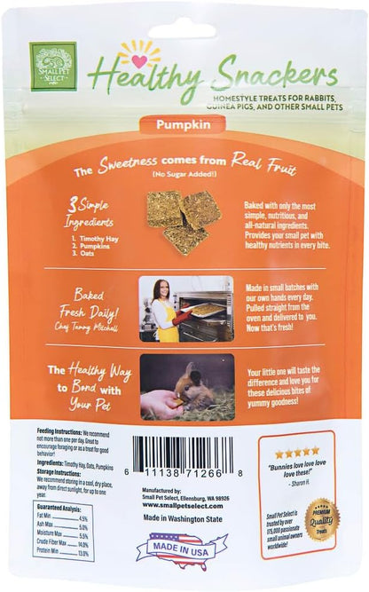 Small Pet Select - Healthy Snackers - Pumpkin (Pack of 2)