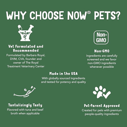 NOW Pet Health, Joint Support Supplement, Formulated for Cats & Dogs, NASC Certified, 90 Chewable Tablets