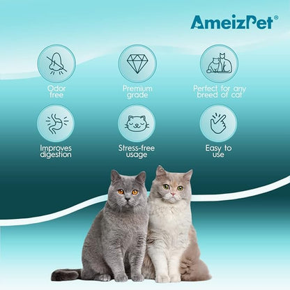 Silvervine Sticks for Cats, Chew Sticks Covered with Catnip Dust - Natural Matatabi Cat Dental Care, Silvervine Cat Teeth Cleaning, 6 Pcs