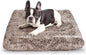 Dog Crate Bed Pad Soft Plush Washable Kennel Mat Anti Slip 24x18 For Small Dogs