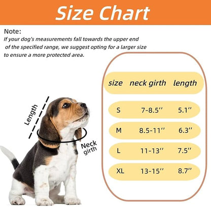 Soft Dog Cone Collar for Dogs After Surgery, Adjustable Dog Recovery Cone Collar for Medium Small Puppy Dogs and Cats to Stop Licking (Strawberry XL)