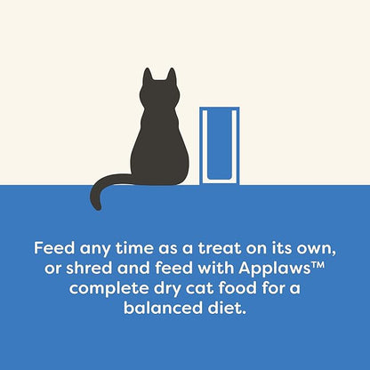 Applaws Natural Cat Treats, Grain-Free, High-Protein Whole Salmon Loins, Single-Ingredient Healthy Snack for Cats (6 x 1.06oz Loins)